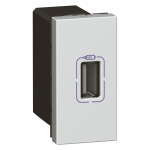 Розетка 1гн USB с/у алюминий Mosaic Legrand Розетка 1гн USB с/у алюминий Mosaic Legrand