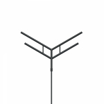 Кронштейн OXOR-SY4-3000x76-L1500 BLACK (Arlight, Сталь)