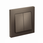 Выключатель 2кл с/у мокко в сборе быстрозажим AtlasDesign Systeme Electric (1/15)