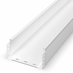 Лоток неперфорированный Стандарт 200х100х3000 (0,8 мм) RAL 9003 (6 м/уп) Промрукав Лоток неперфорированный Стандарт 200х100х3000 (0,8 мм) RAL 9003 (6 м/уп) Промрукав