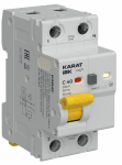 KARAT УЗДП с АВДТ 2Р (1Р+N) C 40А 30мА тип AC IEK