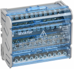 Кросс-модуль на DIN-рейку 4х11 групп 125А 3L+PEN TEKFOR IEK (1/18)