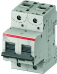 Автоматический выключатель (автомат) 2-полюсный (2P) 32А хар. C 25кА ABB S800