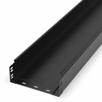 Лоток неперфорированный Стандарт 200х80х3000 (0,8 мм) RAL 9005 (6 м/уп) Промрукав