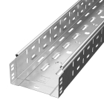 Лоток листовой перфорированный 80x150х3000  Стандарт INOX (AISI 304) 0,8 мм ПРОМРУКАВ