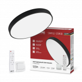 Светильник светодиод 125Вт 3000-6500К 10000Лм черный 400х50мм с пультом ДУ SCANDY SIMPLE-125RCB IN HOME (1/3) Светильник светодиод 125Вт 3000-6500К 10000Лм черный 400х50мм с пультом ДУ SCANDY SIMPLE-125RCB IN HOME (1/3)