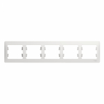 Рамка 5гн белый Glossa Systeme Electric (1/5/30) Рамка 5гн белый Glossa Systeme Electric (1/5/30)