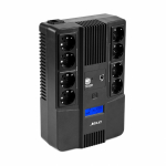 SKAT-UPS 800-AID-IN-1x9-8 ИБП 220В 480Вт, LCD, АКБ 1x 9Ач,line interactive, мод.синус, 8хSchuko,2xUS