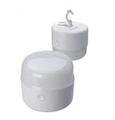 Фонарь светодиод кемпинговый 3Вт походный аккум Li-ion18650 800mAh/USBtypeC/складной крючок КОСМОС (1/30/120)