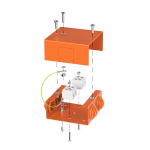 Коробка металлическая огнестойкая 70-0240-FR6.0-4 Е15-Е120 80х80х35 Промрукав