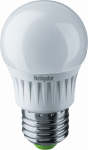 Лампа светодиод 7Вт шар Е27 4000К 560Лм матовая NLL-G45-7-230-4K-E27 Navigator