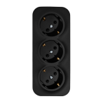 Розетка 3гн с З/К шторки о/у чёрный матовый 16А IP20 Quteo Legrand (1/5) Розетка 3гн с З/К шторки о/у чёрный матовый 16А IP20 Quteo Legrand (1/5)