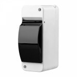 Корпус пластиковый с крышкой КМПн 2/2 IP30 на 1-2 модуля белый REXANT