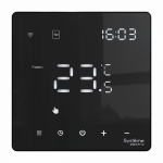 Терморегулятор сенсорный Wi-Fi  с/у черный в сборе ArtGallery Systeme Electric