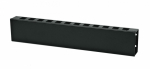 Hyperline CM-2U-ML-COV Кабельный организатор металлический с крышкой, 19", 2U
