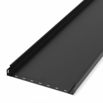 Лоток неперфорированный Стандарт 400х50х3000 (1,0 мм) RAL 9005 (6 м/уп) Промрукав