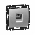 Розетка 1гн ТФ RJ11 с/у алюминий механизм Valena Legrand (1/10) Розетка 1гн ТФ RJ11 с/у алюминий механизм Valena Legrand (1/10)