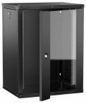 ITK LINEA W Шкаф 15U 600х450мм дверь стекло черный 2.0 ITK LINEA W Шкаф 15U 600х450мм дверь стекло черный 2.0