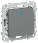 FLITE Выключ. 1-кл. кноп. с инд. 10А ВС11-2-1-ФлМА м/а IEK