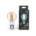 Лампа светодиод А70 30Вт 3100Лм 4100К Е27 LED Gauss Filament 1/10/40