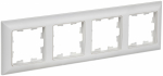 BRITE Рамка 4-мест. РУ-4-БрАБ а/б/бел. IEK
