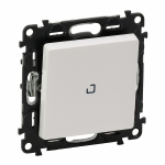 Выключатель 1кл с подсв с/у белый с лиц. панелью Valena LIFE Legrand  (1/5)