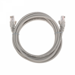 Шнур коммутационный патч-корд U/UTP, CAT 5e, RJ45-RJ45, 26AWG, PVC, серый, 3м REXANT