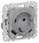 FLITE Роз.с з/к/ш 16А USB AC 20Вт РСЮшс11-0-ФлС сер. IEK