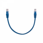 Шнур коммутационный патч-корд U/UTP, CAT 5e, RJ45-RJ45, 26AWG, LSZH, синий, 0,15м REXANT