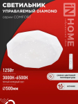 Светильник светодиодный COMFORT DIAMOND 125Вт 230В 3000-6500K 10000Лм 500x105мм с пультом ДУ IN HOME