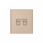 Розетка STRONG компьютерная двойная RJ45+RJ45 кат6 с/у шелк KRANZ Розетка STRONG компьютерная двойная RJ45+RJ45 кат6 с/у шелк KRANZ