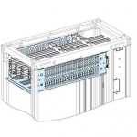 Разделительная перегородка шкафа 650x400 сталь естественный цвет Schneider Electric Prisma P