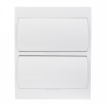 Бокс пластиковый ЩРН-П-24 IP41 белый (белая дверца) REXANT Бокс пластиковый ЩРН-П-24 IP41 белый (белая дверца) REXANT