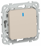 FLITE Выключ. 1-кл. кноп. с инд. 10А ВС11-2-1-ФлЛ льн. IEK FLITE Выключ. 1-кл. кноп. с инд. 10А ВС11-2-1-ФлЛ льн. IEK