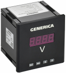 Вольтметр цифр. щит. 1-ф. 96х96 LED GENERICA Вольтметр цифр. щит. 1-ф. 96х96 LED GENERICA