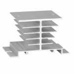 Радиатор OptiRel SSR-1-RA4 для твердотельного реле однофазного Радиатор OptiRel SSR-1-RA4 для твердотельного реле однофазного