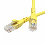 Патч-корд неэкранированный CAT5E U/UTP 4х2, LSZH, желтый, 7.0м