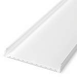 Лоток неперфорированный Стандарт 600х80х3000 (1,0 мм) RAL 9003 (6 м/уп) Промрукав