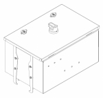 Кор. от. мощ. Plug-in с 2 а/в 400А Al 3L+N+PER К IP55 IEK