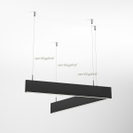 Светильник ALT-LINEAIR-ANGLE-60-FLAT-UPDOWN-DIM-1290x1115-85W Day4000 (BK, 100 deg, 230V) (ARL, IP20 Металл, 3 года)