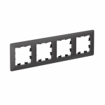 ATLASDESIGN AIR 4-постовая РАМКА, БАЗАЛЬТ/дымчатый черный