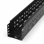 Лоток перфорированный Стандарт 100х100х3000 (0,7 мм) RAL 9005 (6 м/уп) Промрукав Лоток перфорированный Стандарт 100х100х3000 (0,7 мм) RAL 9005 (6 м/уп) Промрукав