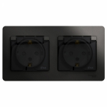 Розетка 2гн с З/К с крыш. шторки с/у антрацит в сборе 16А IP44 Glossa Systeme Electric (1/10/60) Розетка 2гн с З/К с крыш. шторки с/у антрацит в сборе 16А IP44 Glossa Systeme Electric (1/10/60)