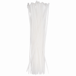 Кабельная стяжка PCT 3,6x350-100WH PA6.6 Jazzway (100 шт/уп)