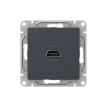 Механизм розетки HDMI, графит Эпика EKF