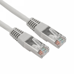 Патч-корд F/UTP REXANT категория 5e, RJ45-RJ45, экранированный, 26AWG, LSZH, серый, 0.3 м