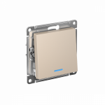 Выключатель 1кл прох с подсв с/у песочный механизм AtlasDesign Systeme Electric  (1/20)