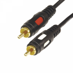 Шнур 2RCA Plug-2RCA Plug 10м (GOLD) REXANT (1/5/25)