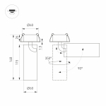 Светильник SP-GABI-BUILT-FLAP-R60-12W Warm3000 (WH, 36 deg, 230V) (Arlight, IP40 Металл, 5 лет)