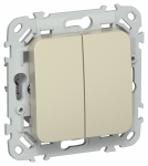 FLITE Выключ. 2-кл. 10А ВС12-1-0-ФлШ шам. IEK FLITE Выключ. 2-кл. 10А ВС12-1-0-ФлШ шам. IEK